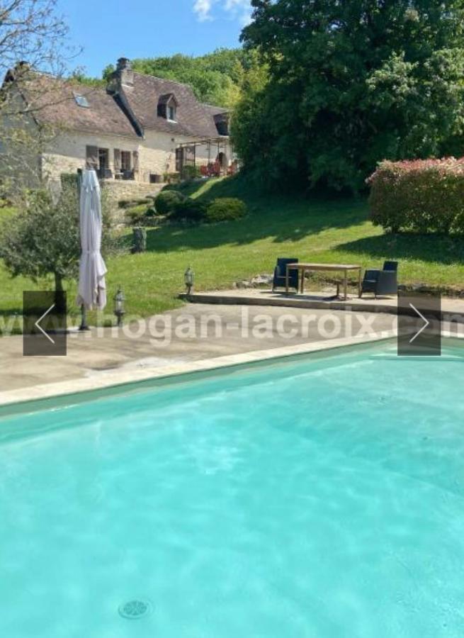 הוילה Carlux Domaine Du Bonheur En Pierre Avec Piscine, Proche Sarlat מראה חיצוני תמונה